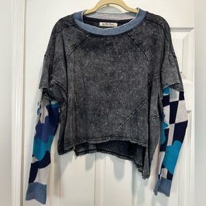 Free People Twofer Long Sleeve Crop